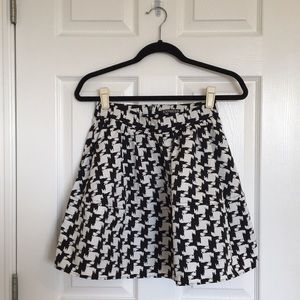 Express high waisted skater skirt